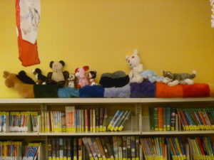 In 2017 your stuffed animals slept over in our library. They got up to all kinds of crazy hijinx!
